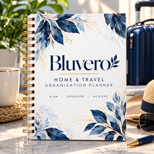 Bluvero Home & Travel Organisation Planner